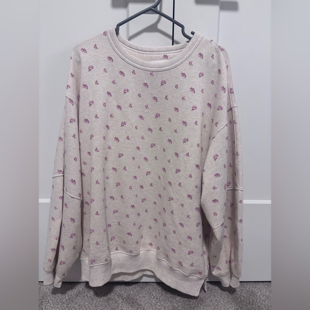 🌺 aerie lounge top over-sized